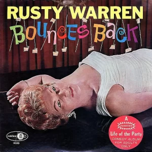 Rusty Warren Bounces Back album cover.