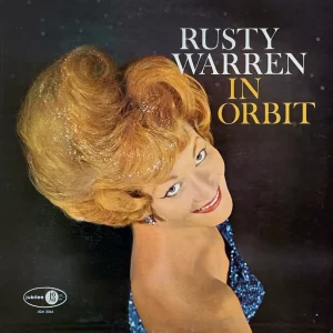 Rusty Warren In Orbit album cover.