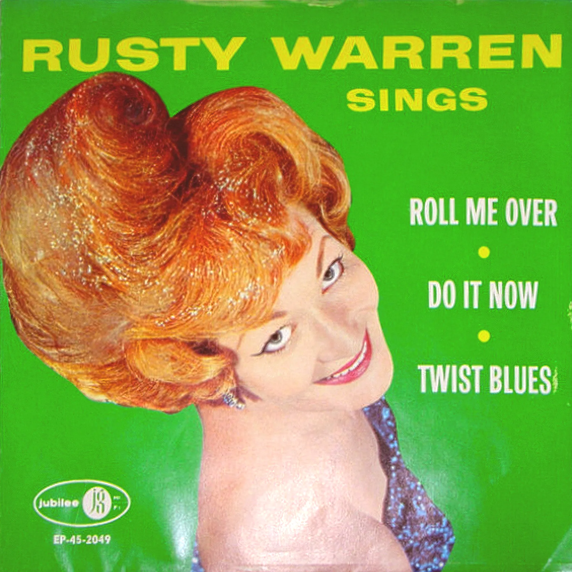 record cover for Rusty Warren Sings rpm 45 EP