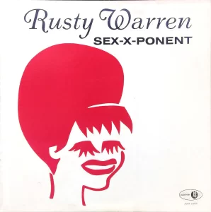 album cover Rusty Warren Sex X Ponent