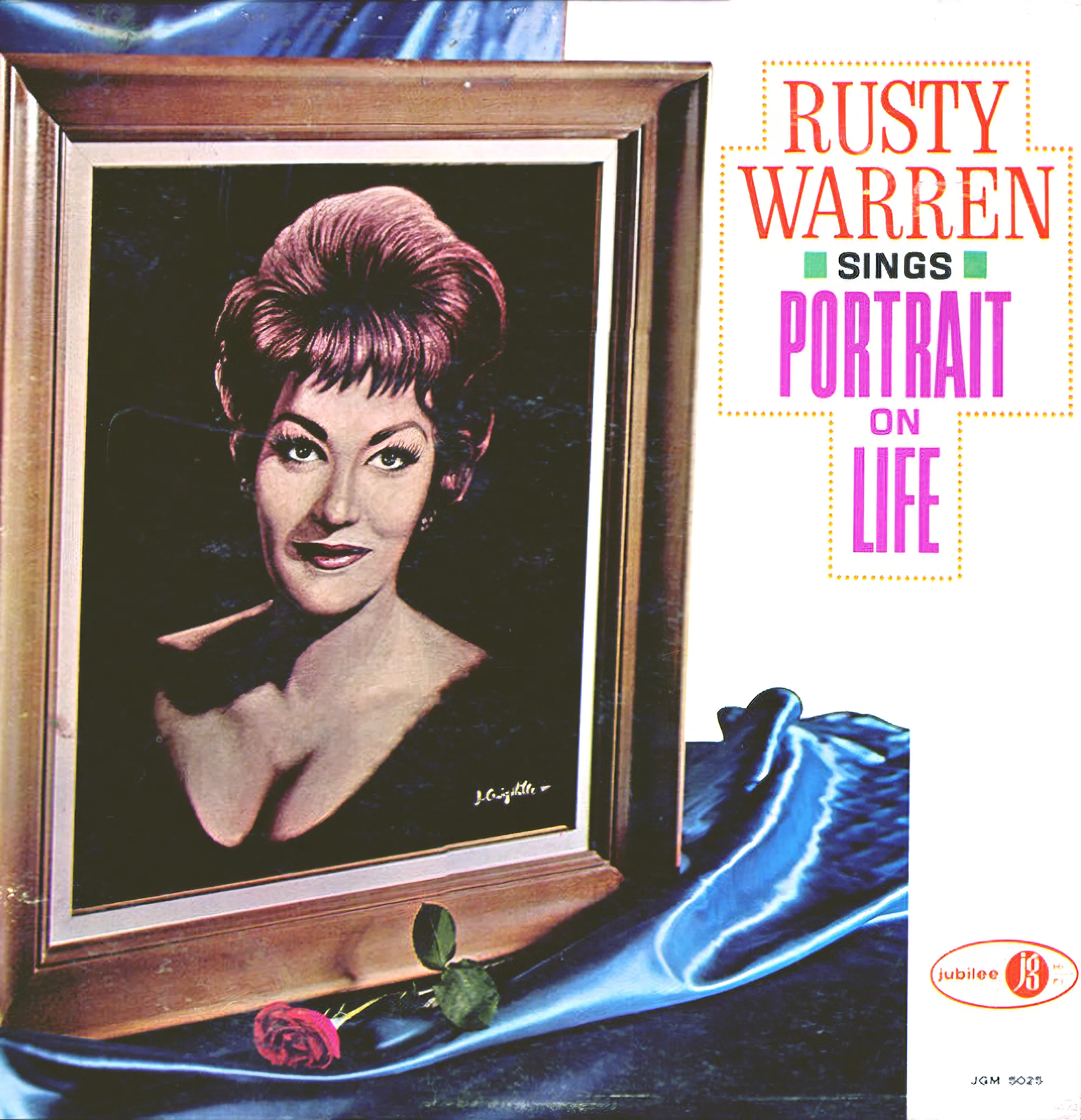 album cover: Rusty Warren Sings Portrait on Life.