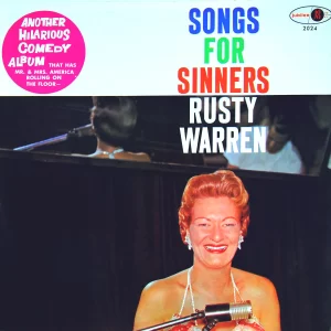 Album cover for Rusty Warren: Songs for Sinners